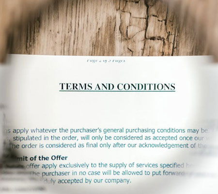 Terms and Conditions terms and conditions