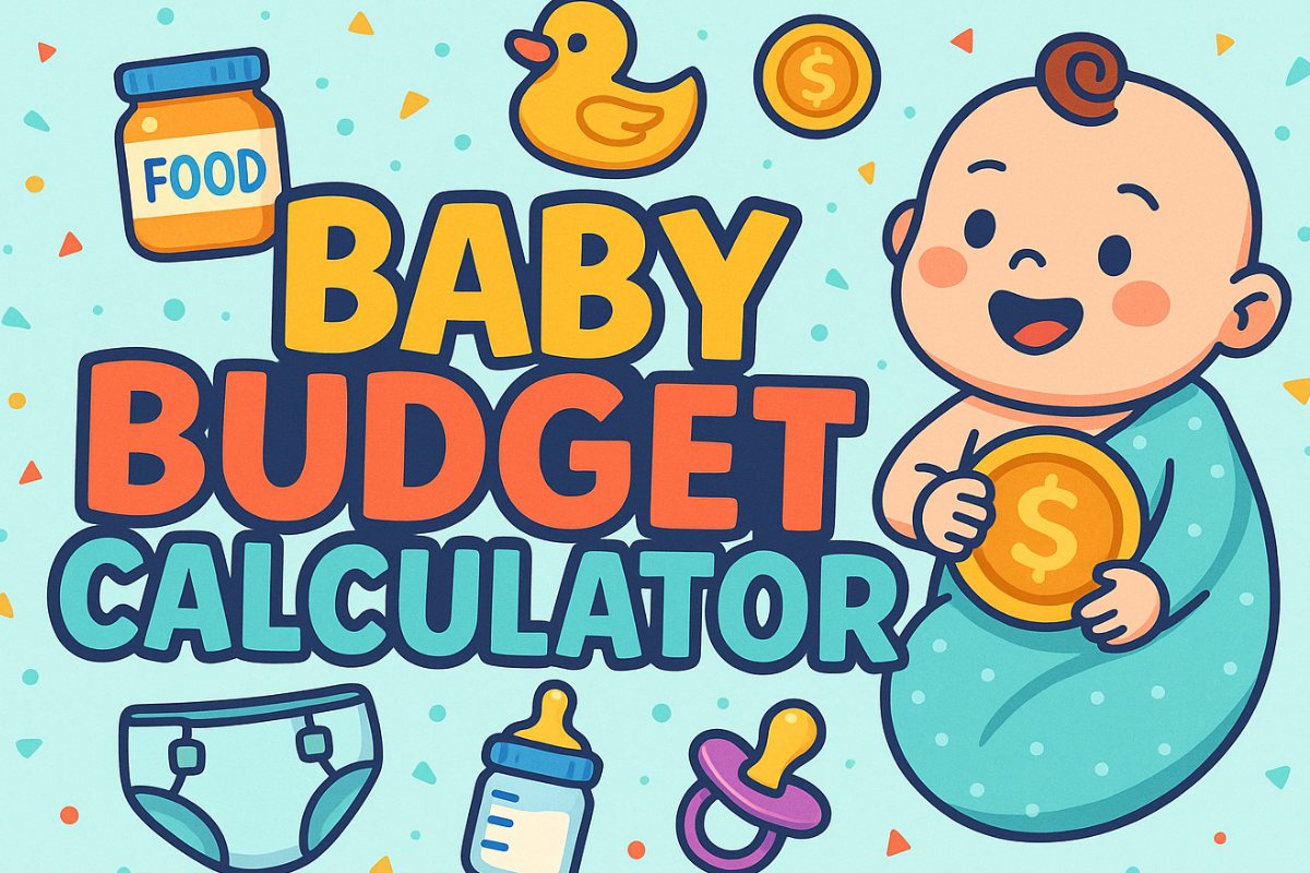 baby budget calculator with baby with money toys feeding supplies diaper